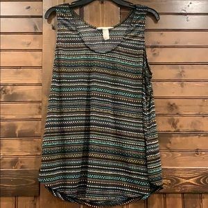 tribal pattern tank top
